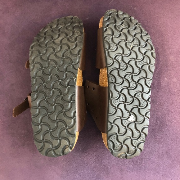 Birkenstock Birkis perforated brown sandal size 6 - Picture 4 of 4